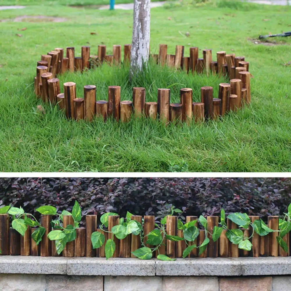 Fence Decor Wood Fence Anti-Corrosion Log