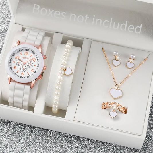 Casual Chic Watch & Jewelry Stack