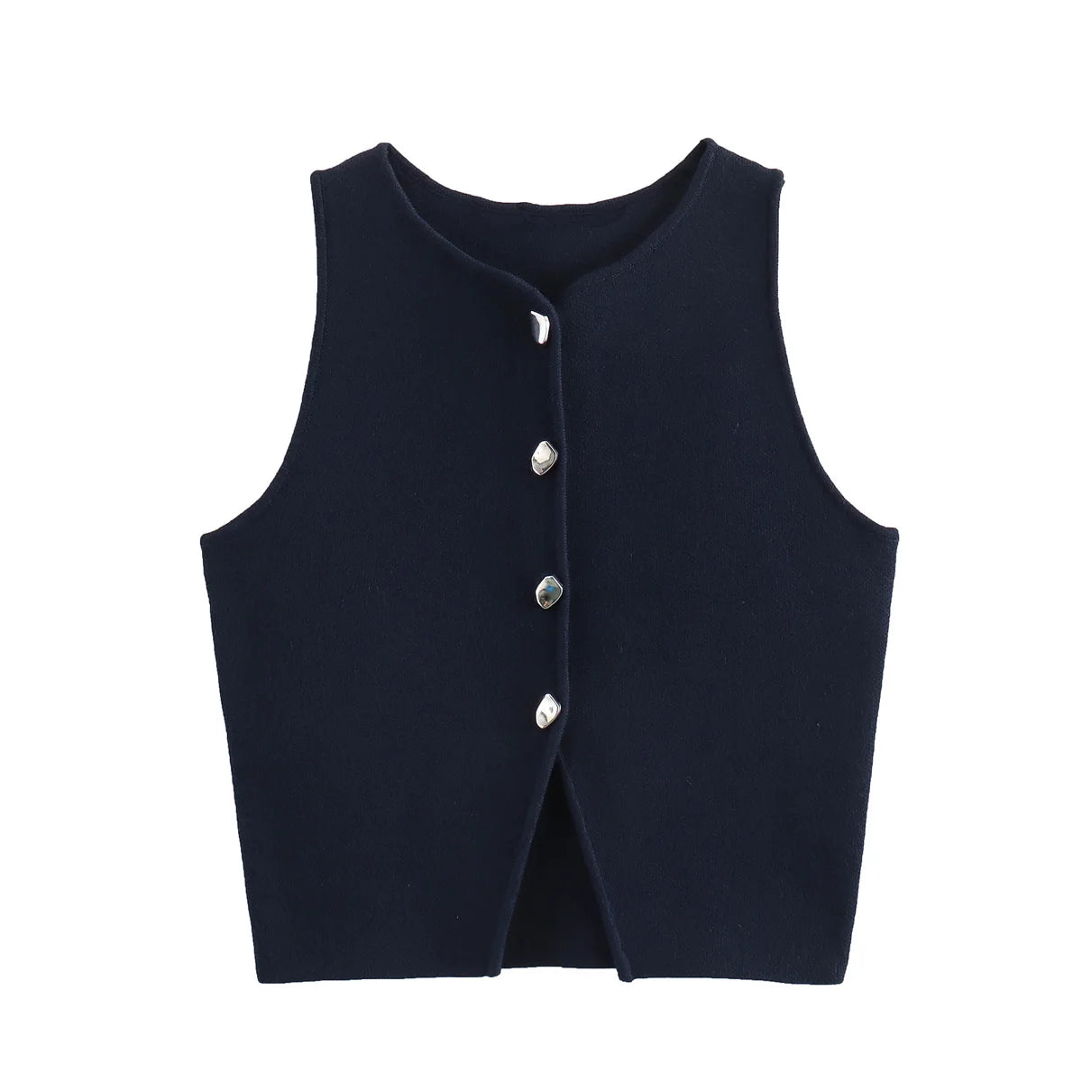 Chic Knit Sleeveless Vest Top