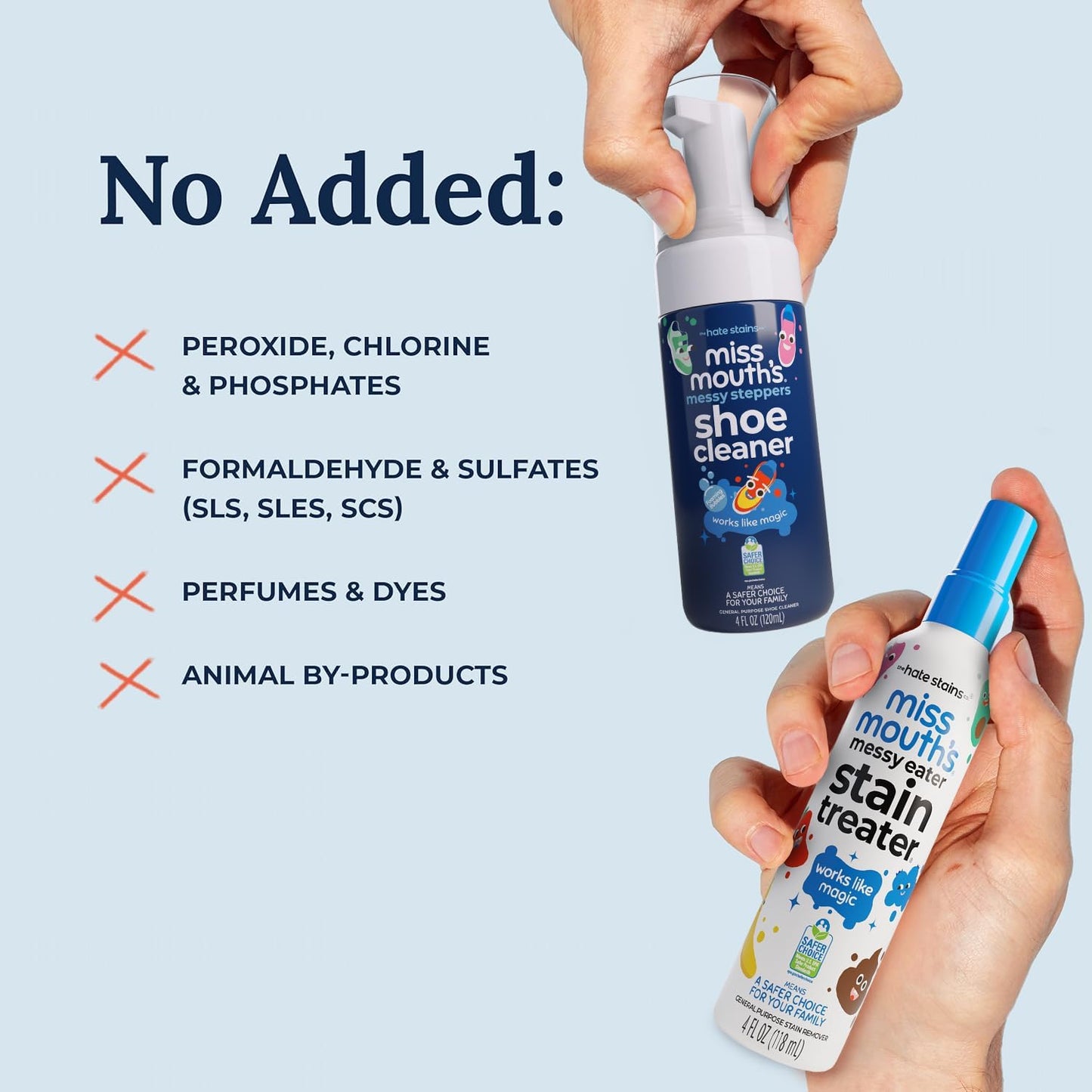 Miss Mouth’s Messy Eater & Steppers Cleaning Kit Combo pack