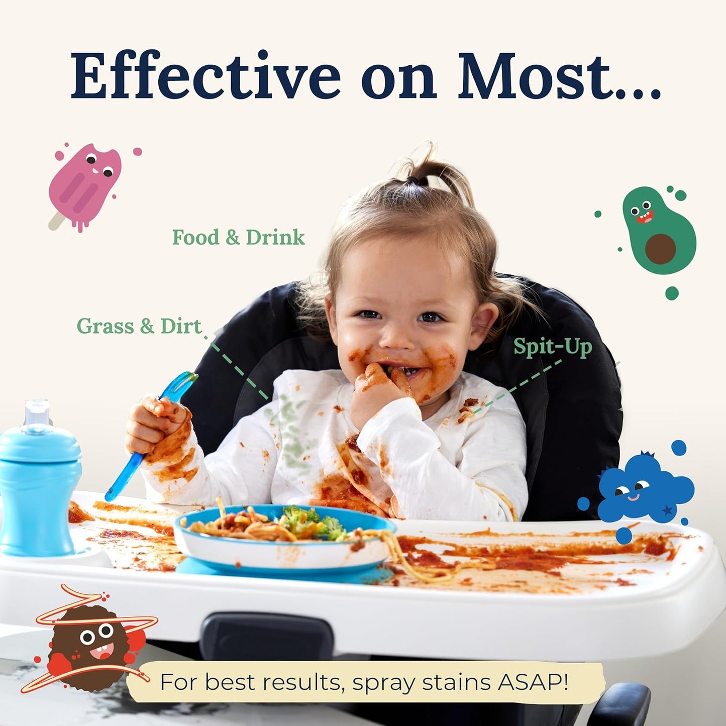 Miss Mouth’s Messy Eater Stain Treater – 16 fl oz Spray