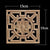 Decorative Wood Appliques Unique Exquisite Natural