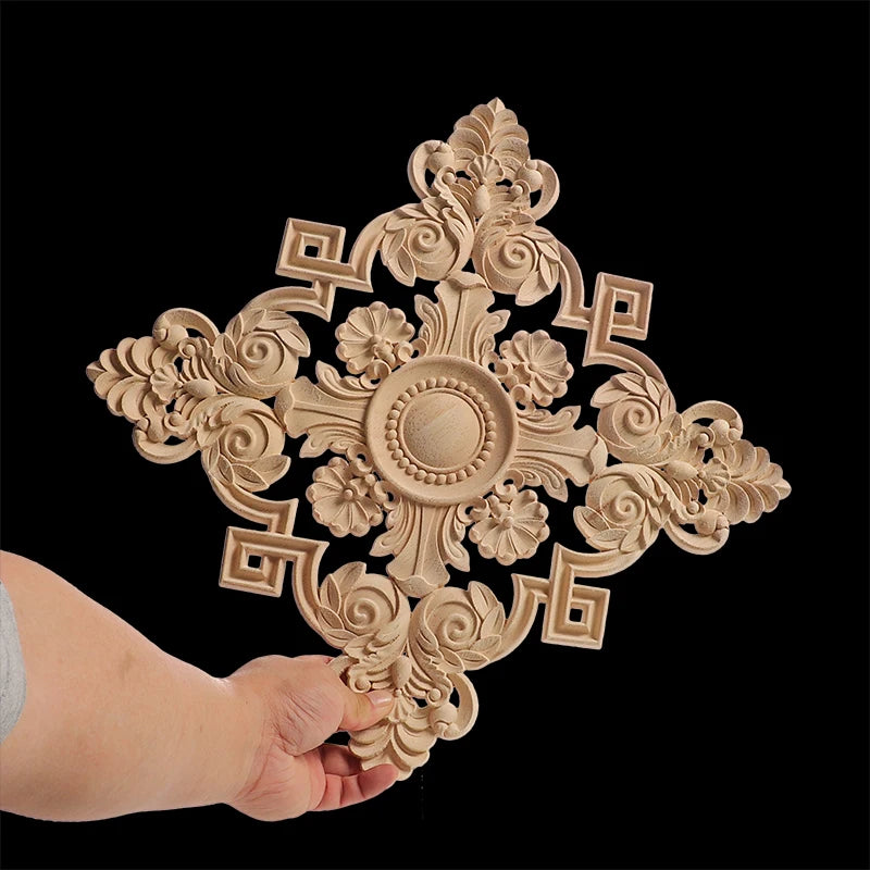 Decorative Wood Appliques Unique Exquisite Natural