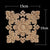 Decorative Wood Appliques Unique Exquisite Natural
