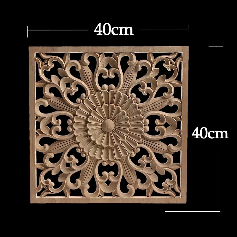 Decorative Wood Appliques Unique Exquisite Natural