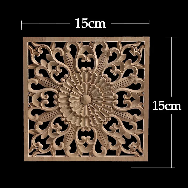 Decorative Wood Appliques Unique Exquisite Natural