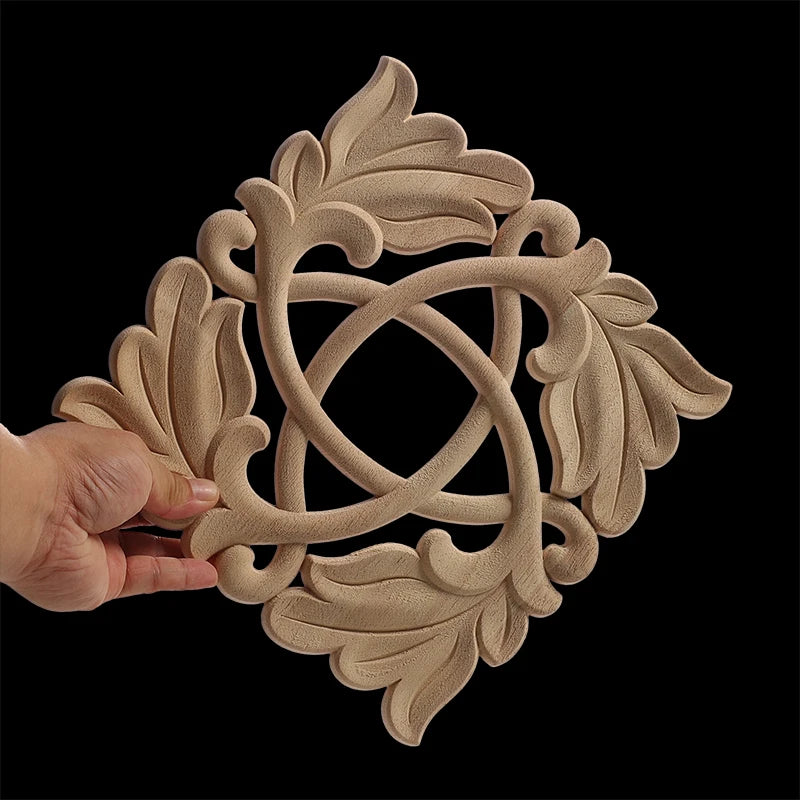 Decorative Wood Appliques Unique Exquisite Natural