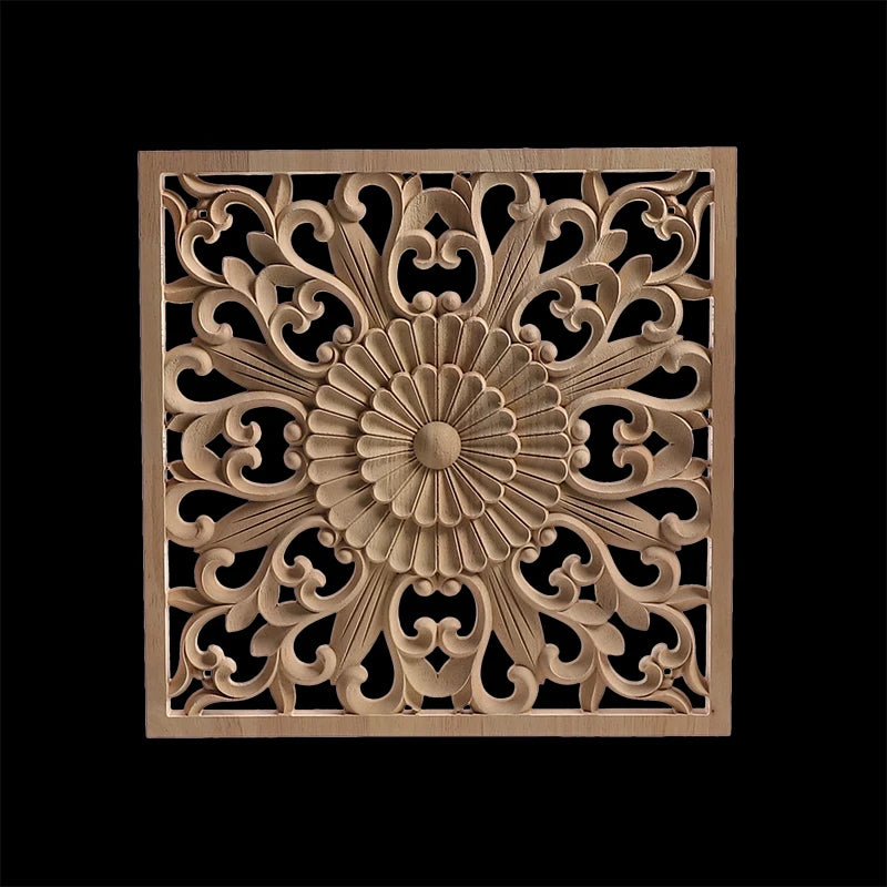 Decorative Wood Appliques Unique Exquisite Natural
