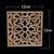 Decorative Wood Appliques Unique Exquisite Natural