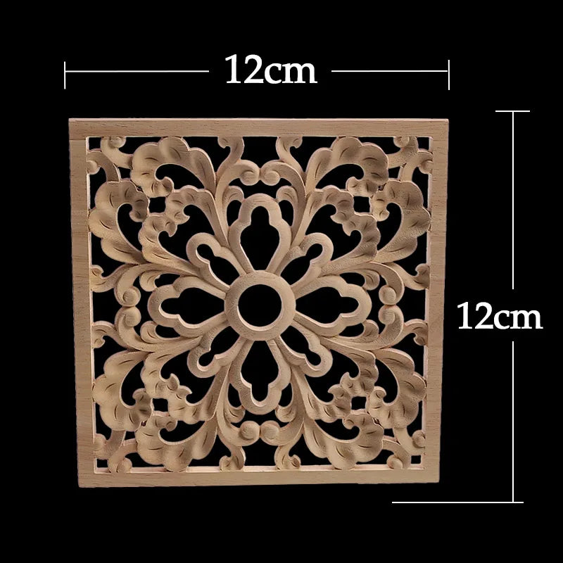 Decorative Wood Appliques Unique Exquisite Natural