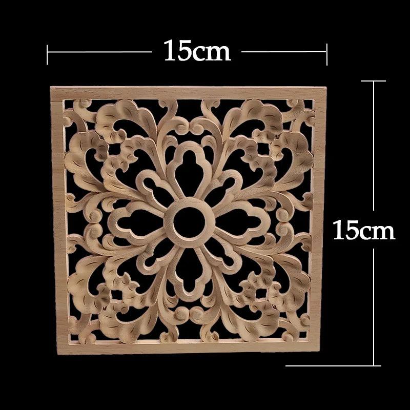 Decorative Wood Appliques Unique Exquisite Natural