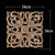 Decorative Wood Appliques Unique Exquisite Natural