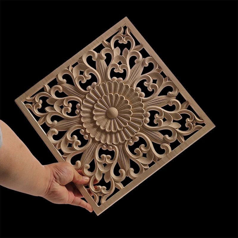 Decorative Wood Appliques Unique Exquisite Natural