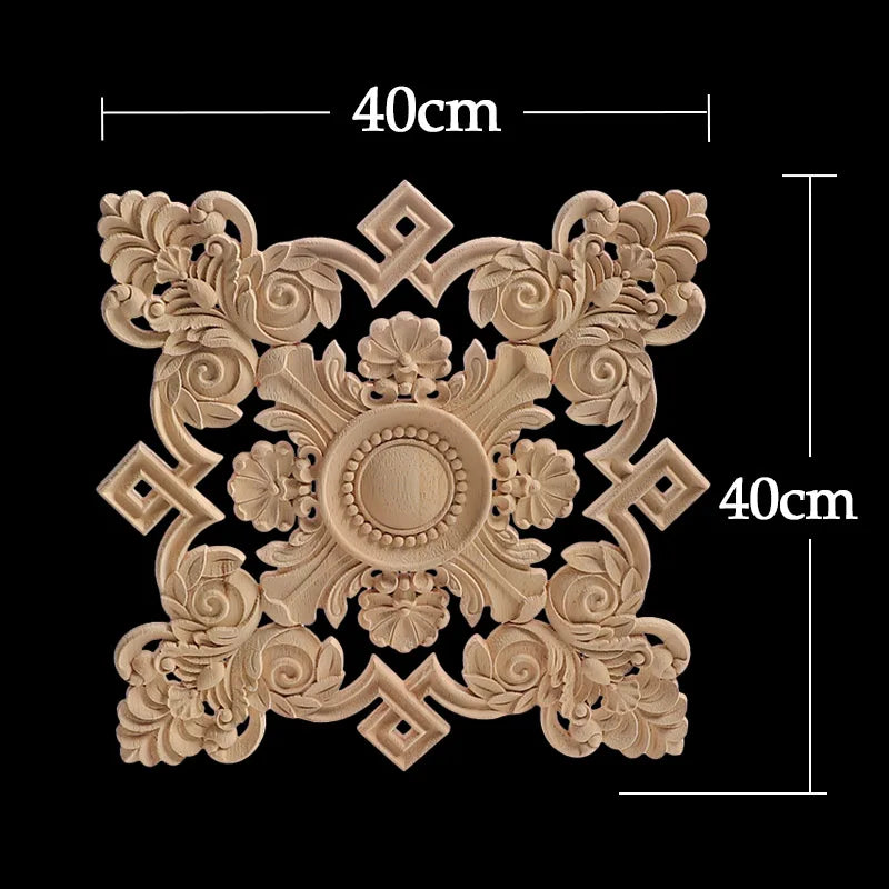 Decorative Wood Appliques Unique Exquisite Natural
