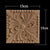 Decorative Wood Appliques Unique Exquisite Natural