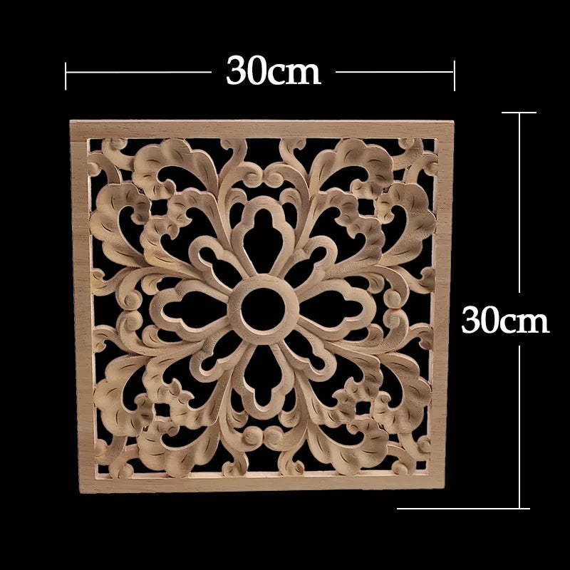 Decorative Wood Appliques Unique Exquisite Natural