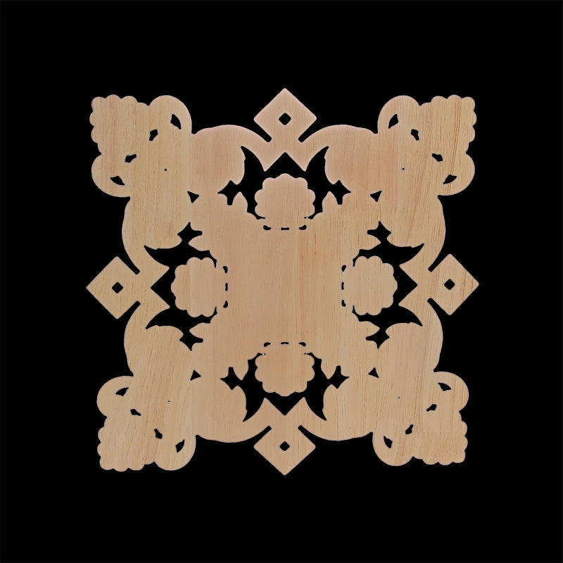 Decorative Wood Appliques Unique Exquisite Natural