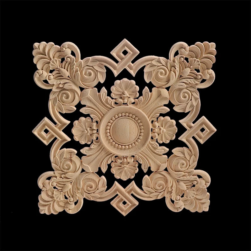 Decorative Wood Appliques Unique Exquisite Natural
