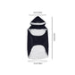 9 Sizes Dog Raincoat Small Medium Large Dogs Waterproof Hooded Jacket Rain Clothes with Reflective Stripe Outdoor Accessories