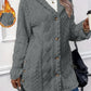 Women’s Thick Plush Hooded Cardigan