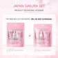 3pcs/set Sakura Skin Care Sets Face Cream Serum Eye Cream Face Beauty Products for Women Daily Moisturizing Skin Care Products