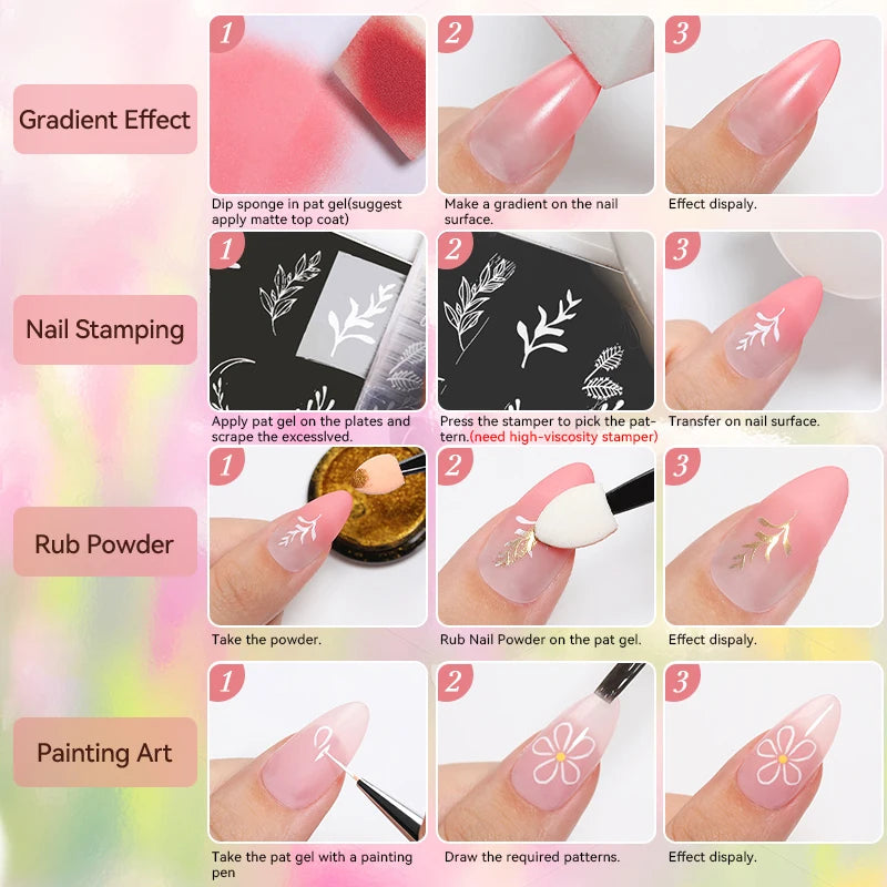 UR SUGAR 9-Color Pat Painting Gel Palette