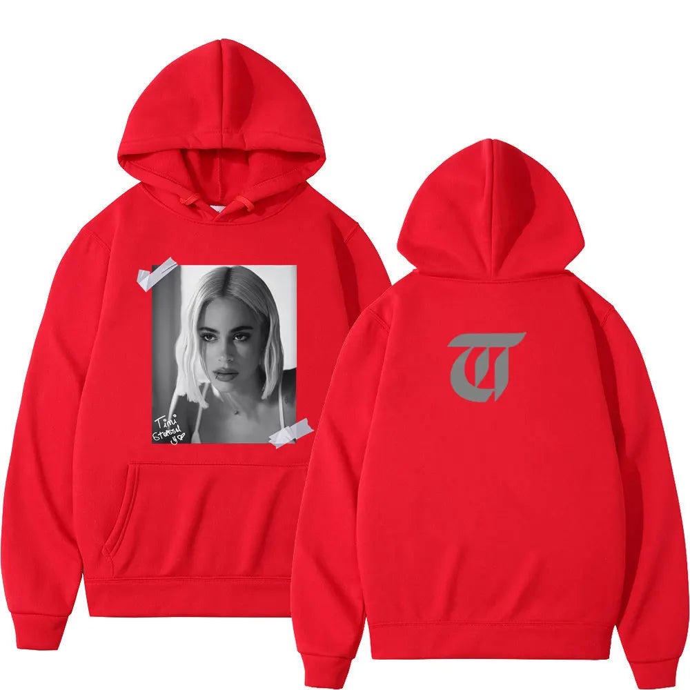 Singer Tini Stoessel Album Vintage Graphic Hoodie