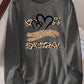 Women’s Cotton Printed Long‑Sleeve Top