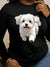 Women’s Cotton Printed Long‑Sleeve Top