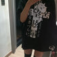 Women’s Y2K Cotton Oversized Graphic T‑Shirt