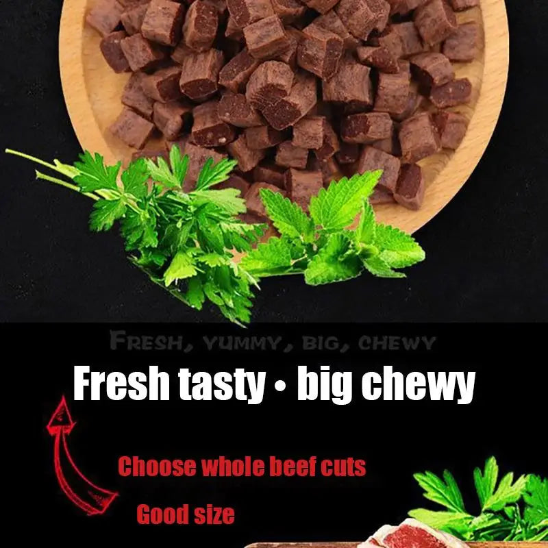 Dog Snacks Beef Particles Appetising Digesting