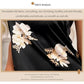 Midnight Blossom Satin Nightdress
