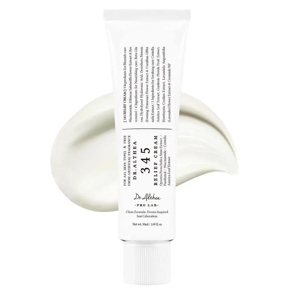 Korean Skin Care -  Intensive Repair 345 Relief Cream, VC Boosting Serum, 345 Whitening Cream, Relief Essence, Cleansing Balm