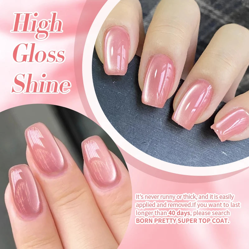 "Moonlight Cat Eye" Gel Manicure