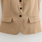 Urban Zip‑Front Sleeveless Waistcoat