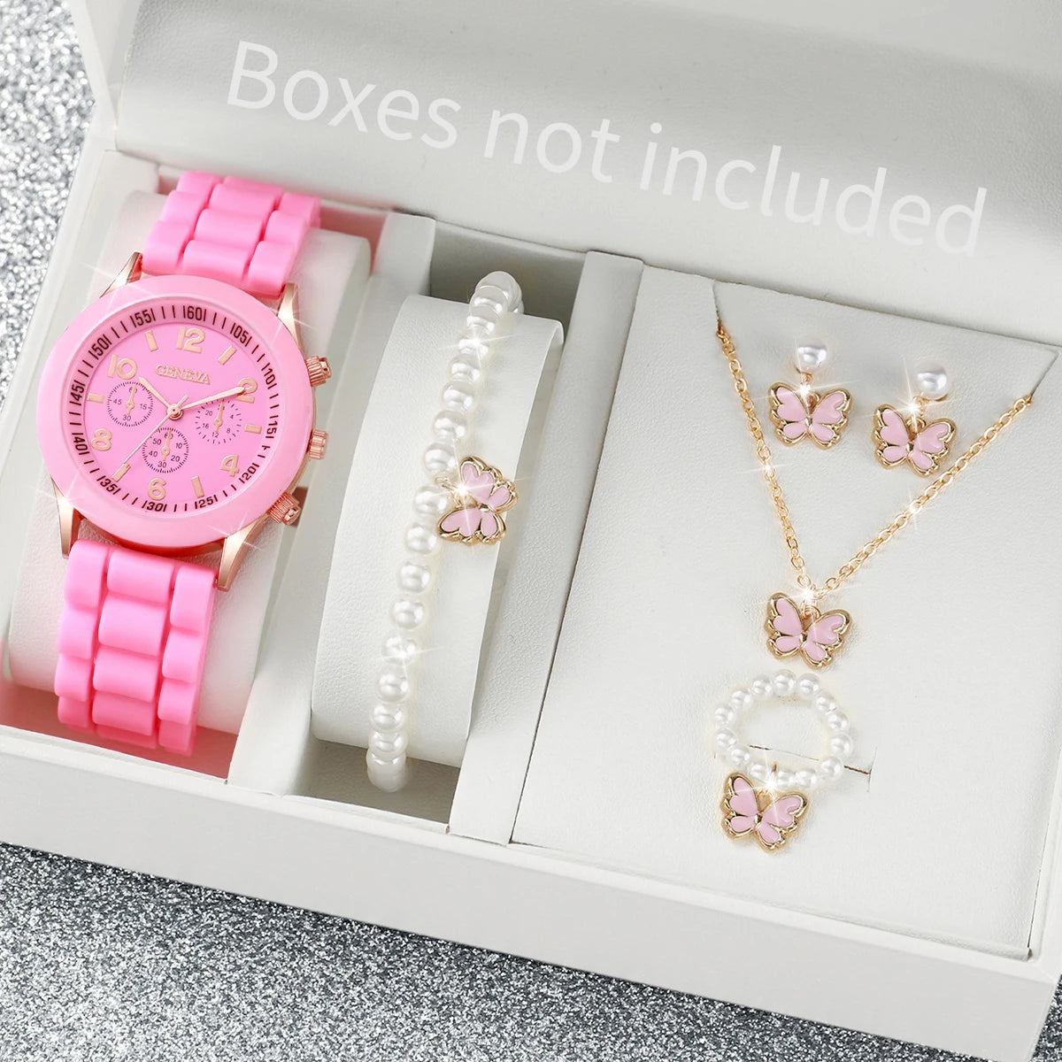 Casual Chic Watch & Jewelry Stack