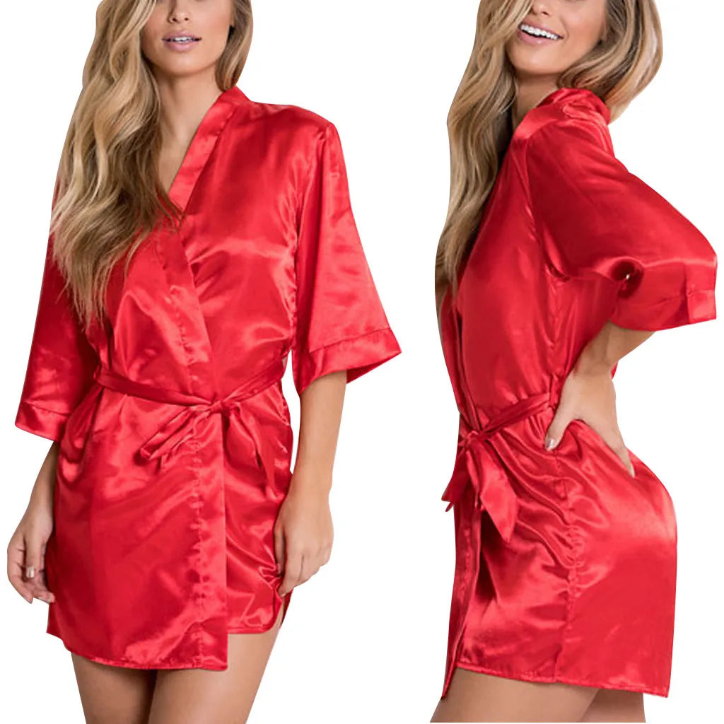 Silk Satin Night Elegance Nightgown
