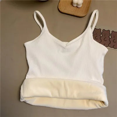 Cozy Velvet Thermal Sleeveless Top