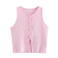 Chic Knit Sleeveless Vest Top