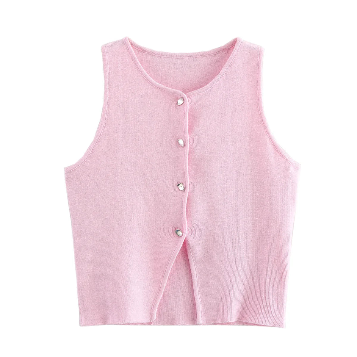 Chic Knit Sleeveless Vest Top