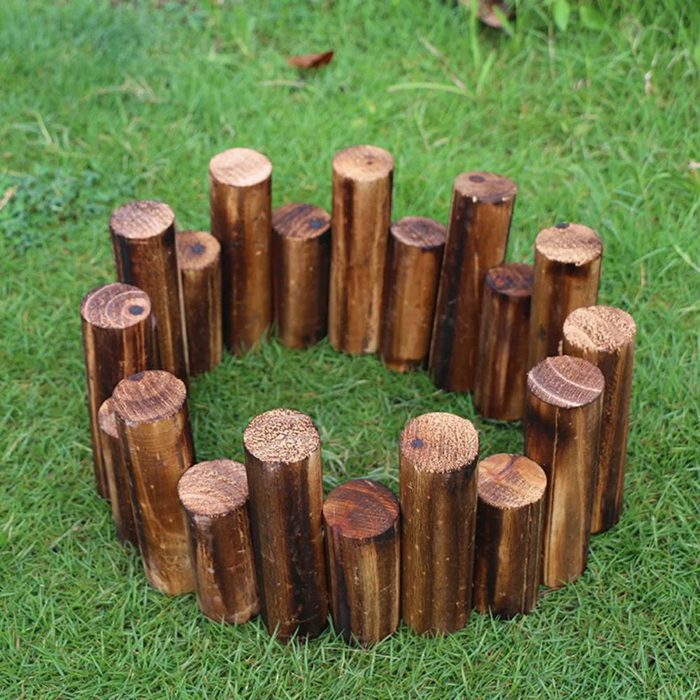 Fence Decor Wood Fence Anti-Corrosion Log