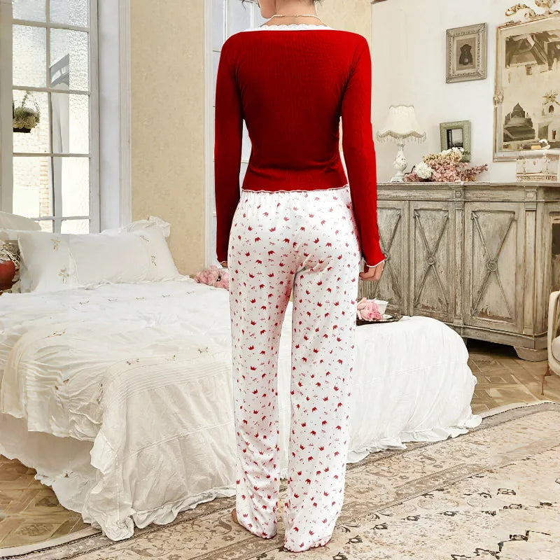 Cozy Nights Long‑Sleeve Pajama Set
