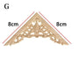 Decorative Wood Appliques and Onlays Natural
