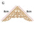 Decorative Wood Appliques and Onlays Natural