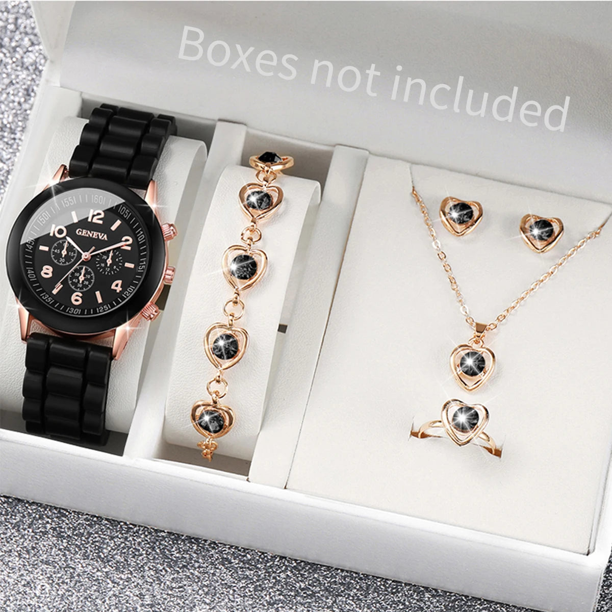 Casual Chic Watch & Jewelry Stack