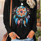 Women’s Cotton Printed Long‑Sleeve Top