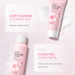 Face Skin Care Set Cleanser Sakura Essence Cream Moisturizing Toner Eye Cream Face Serum Improve Roughness & Dryness Skin Care