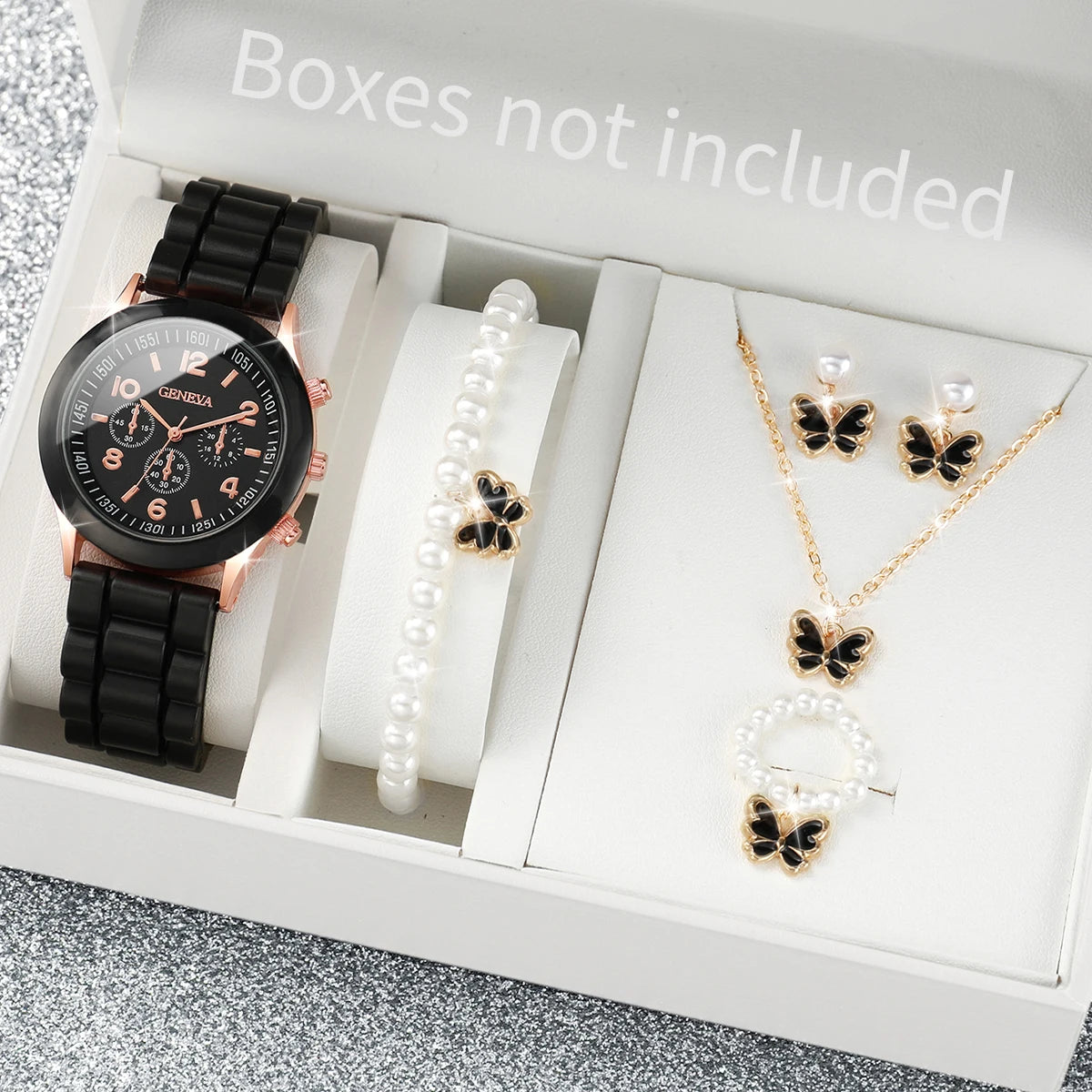 Casual Chic Watch & Jewelry Stack