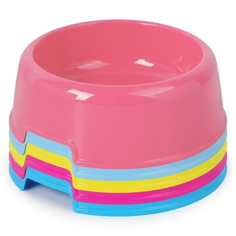 Pet Bowls Dog Cat Plastic Food