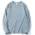 Women Leisure Cotton Long‑Sleeve Round‑Neck Top
